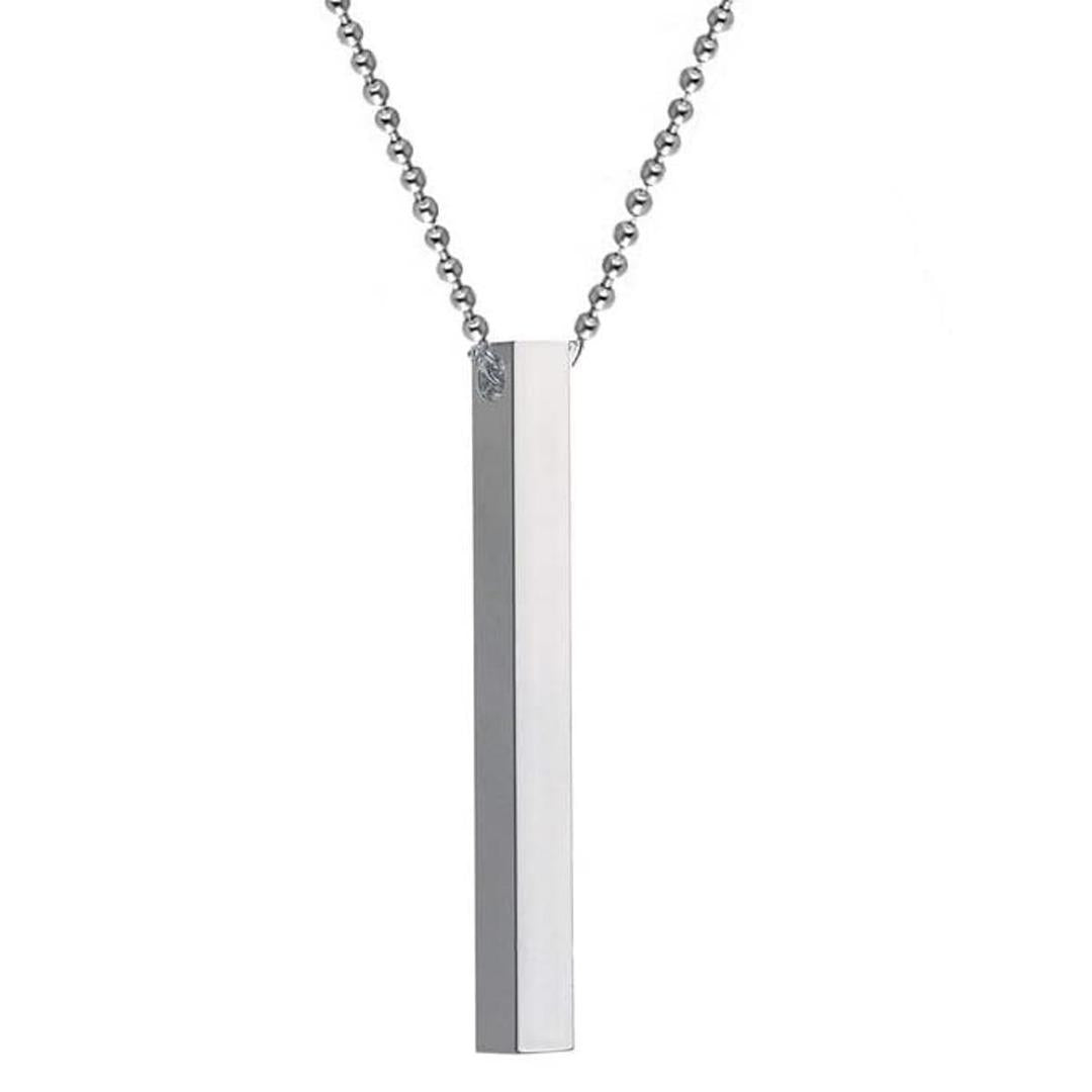 vertical bar Necklace Locket Chain for boys girls neck chain for men
