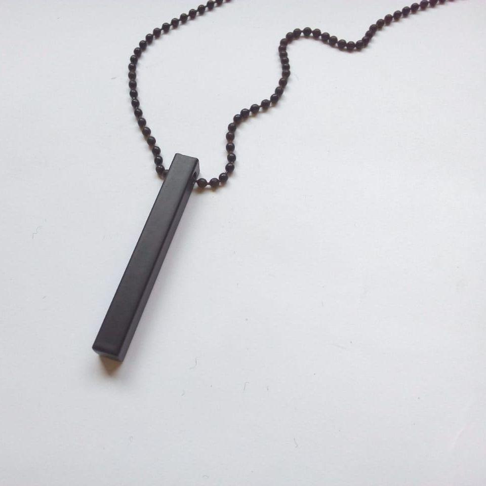 vertical bar Necklace Locket Chain for boys girls neck chain for men
