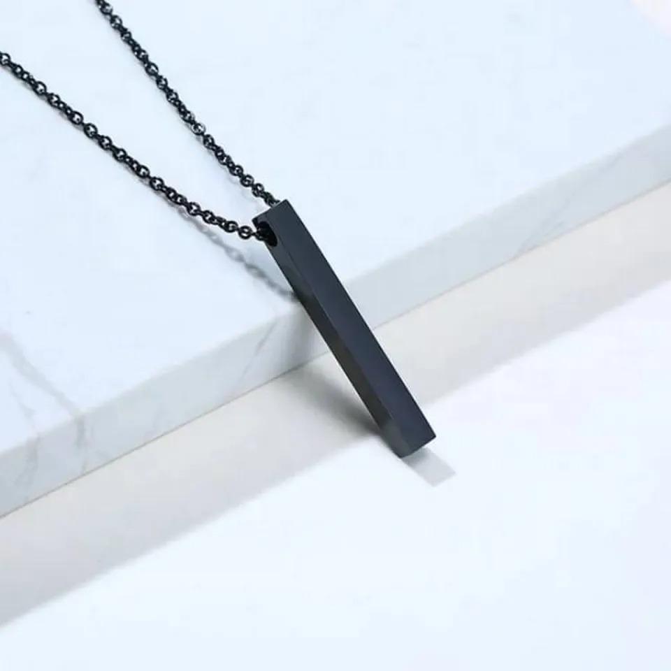 vertical bar Necklace Locket Chain for boys girls neck chain for men