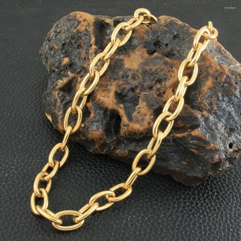 Menโs Necklace Gold Chain Urban Fashion Gold Plated Chain