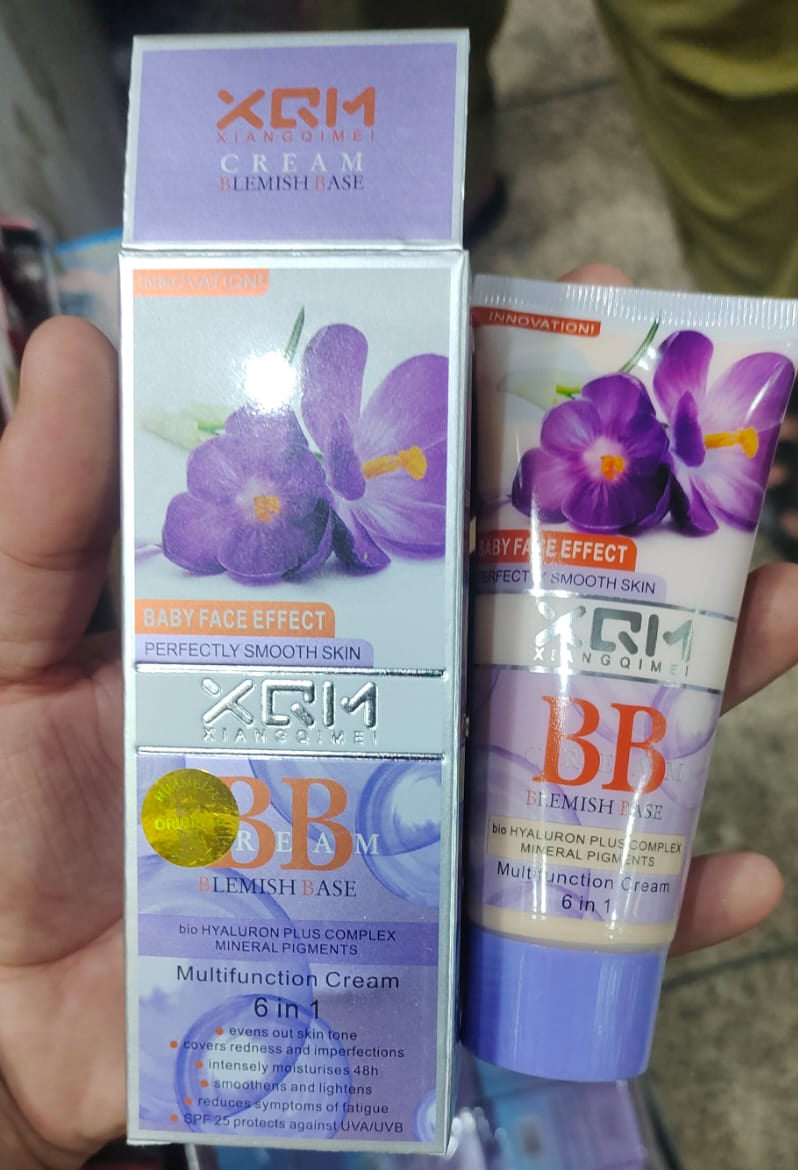 XQM BB Blemish Base Multi-function 6 in 1 Lavender Cream /Moisturizing BB