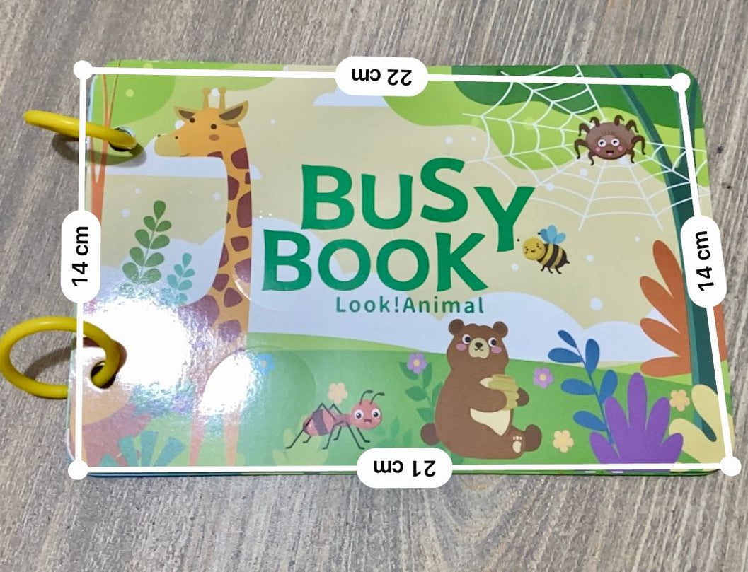 Montessori Baby Busy book My First Quiet Book Paste Early Learning Education