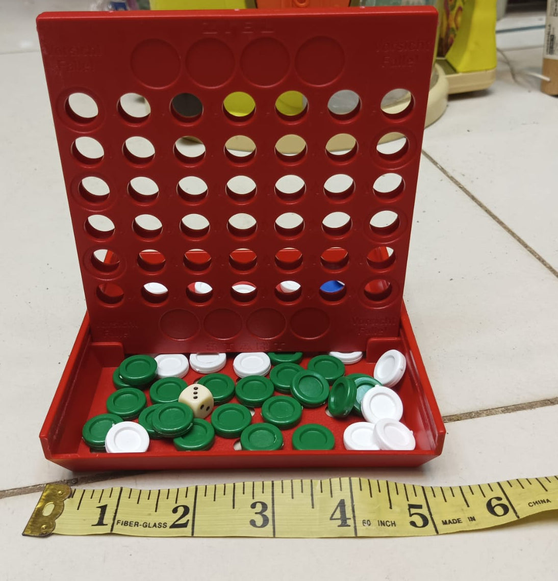 4 IN A ROW Board Game for Kids / Travel Board Game