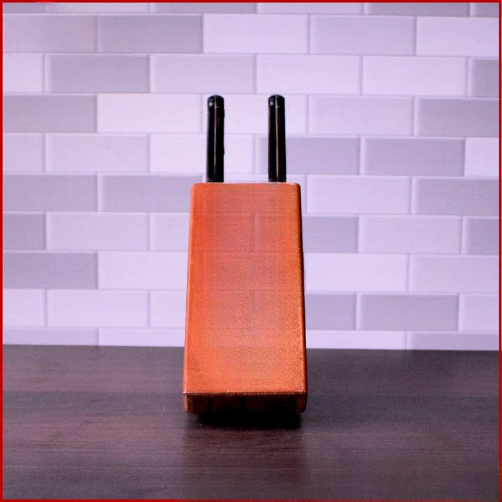Knife Stand Wood Organize And Display Your Knives With Style | Wooden