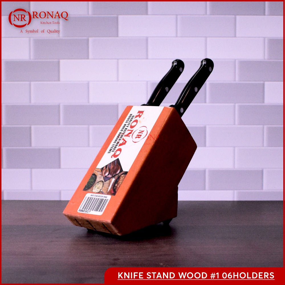 Knife Stand Wood Organize And Display Your Knives With Style | Wooden