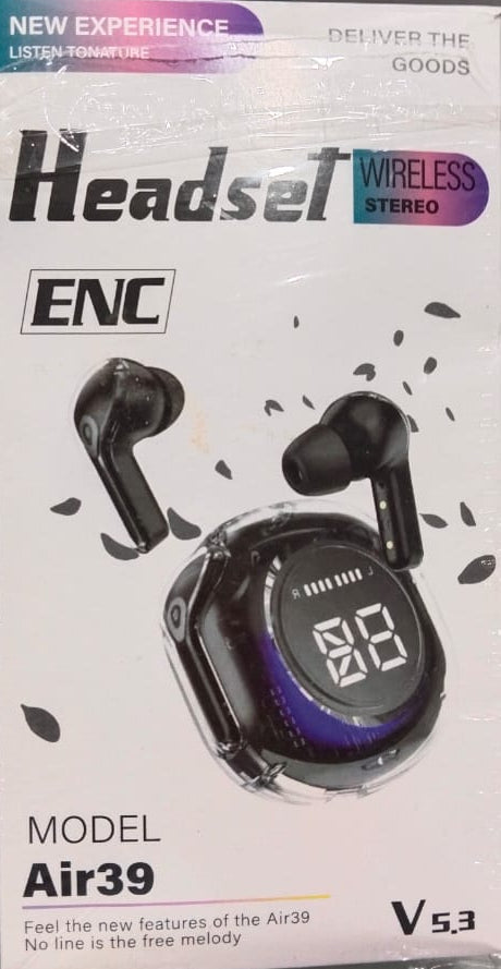 Air39 Wireless Earbuds | Bluetooth 5.3 | Clear Sound | Heavy Bass