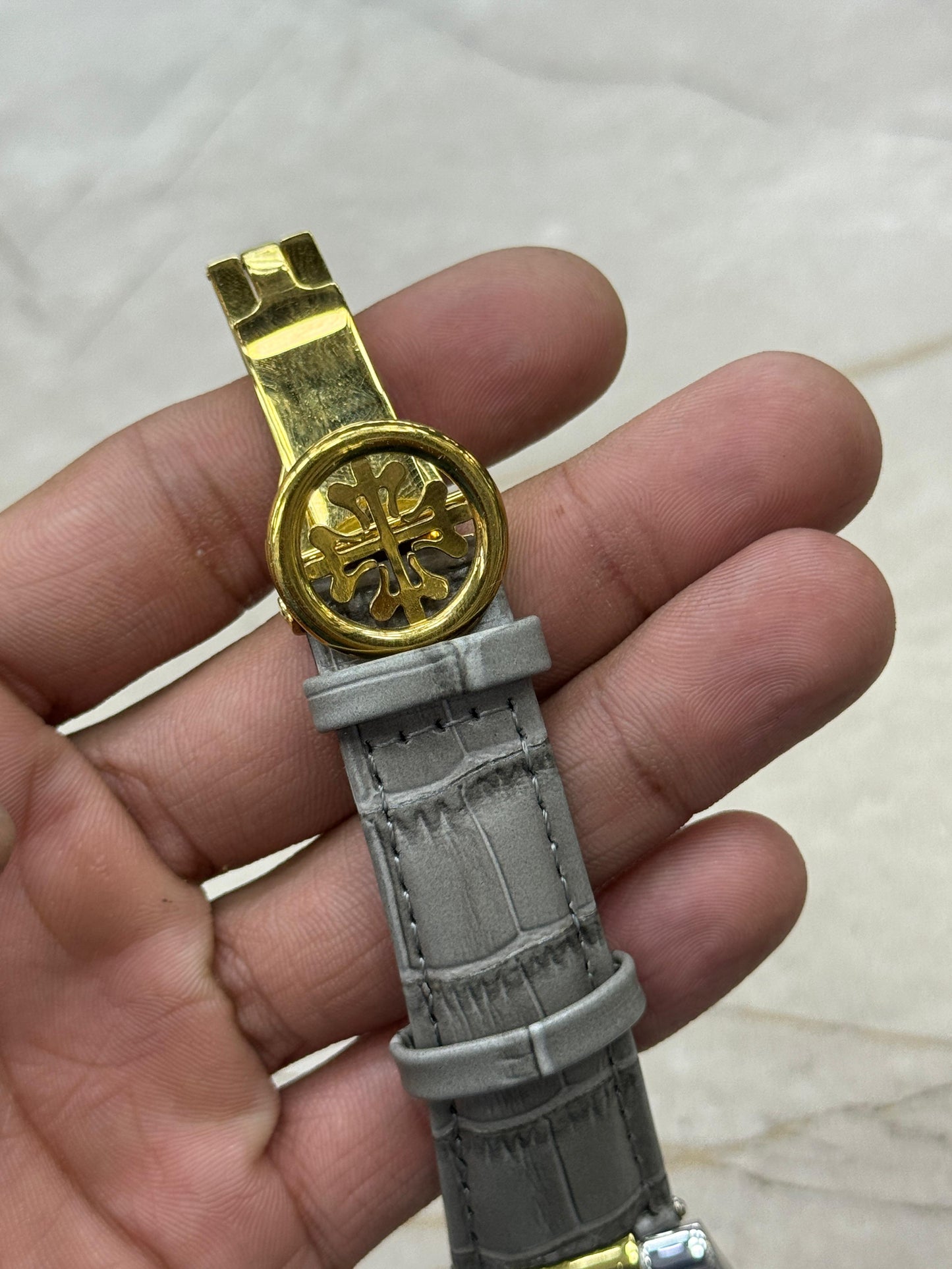 Patek Philippe Nautilus 8044 Grey Gold Tone | 3ATM Water Resistant