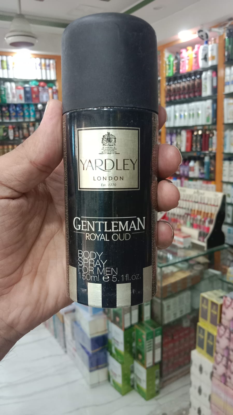 Yardley London Gentleman Elite Deodorant Body Spray for Men 150ml |