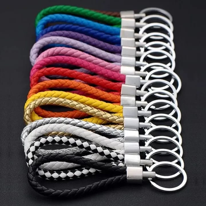 01 PCs Multi Color Braided Design Keychain | Best Quality Keychain (