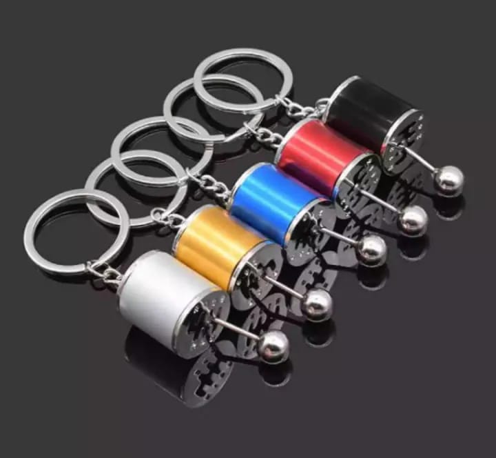 Car Gearbox Manual Transmission Lever Keychain Metal Pendant Keyring | Key-Chain