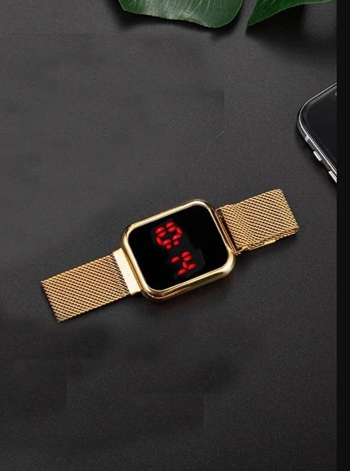 Touch LED Magnet Watch Fashion Casual Sports Men's Watch Touch Smart LED