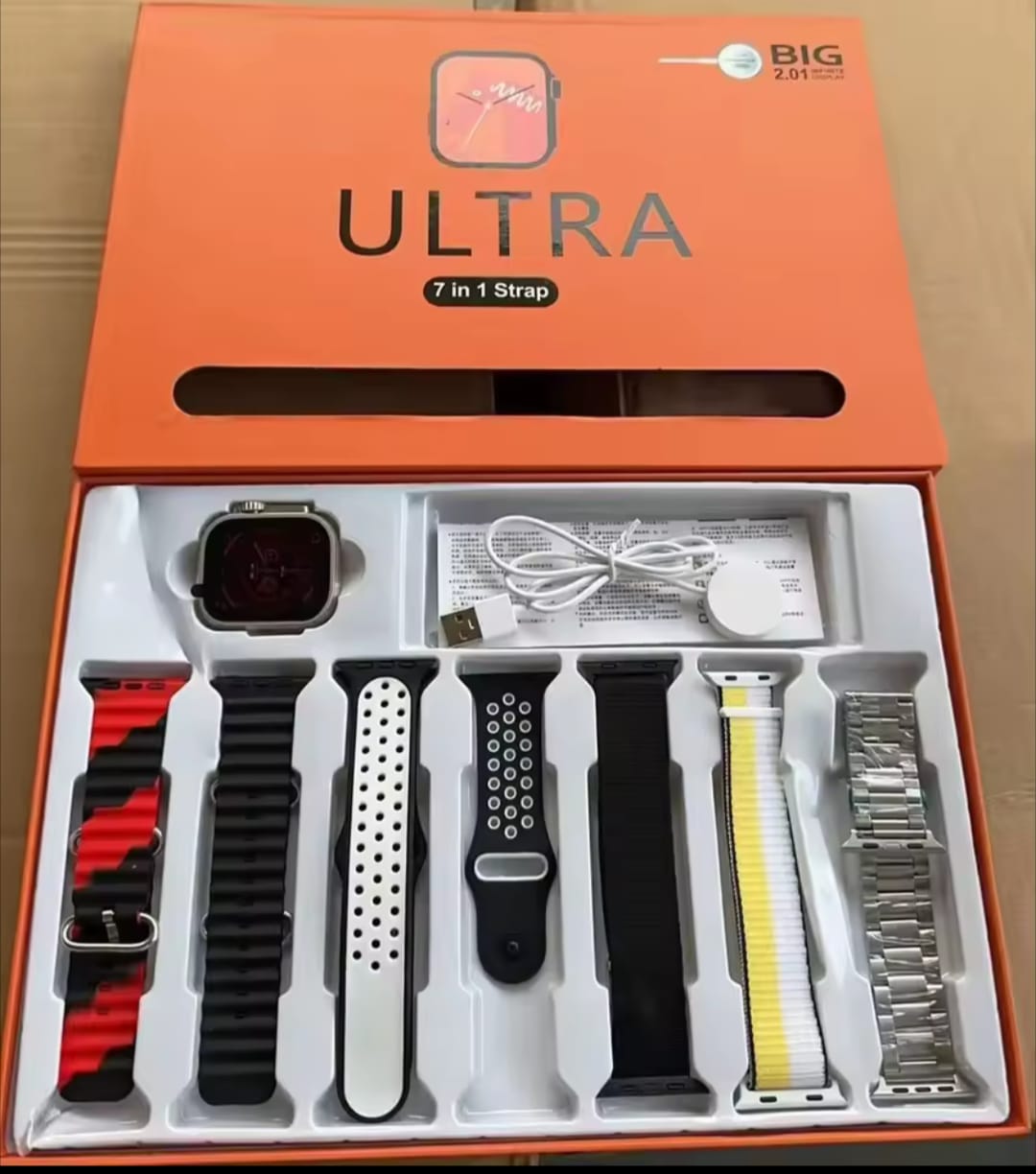 AirPods Pro 2 + Ultra 7-in-1 Smartwatch Combo | Premium Sound &