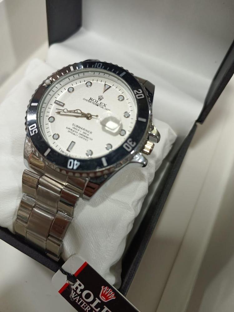 Rolex Men's Formal Quartz Wrist Watch with Stainless Steel Strap ( With