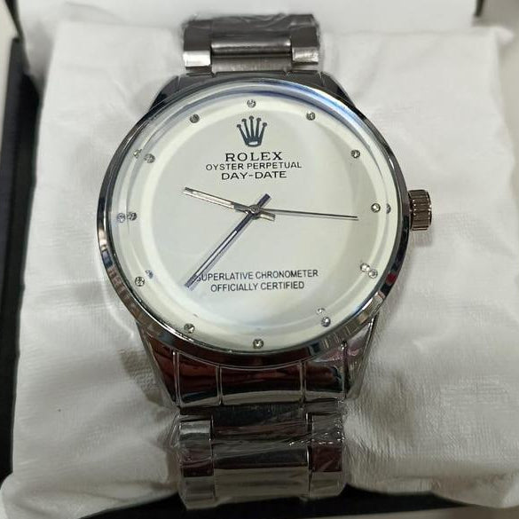 Rolex Men’s Formal Quartz Wrist Watch With Stainless Steel Chain | Best