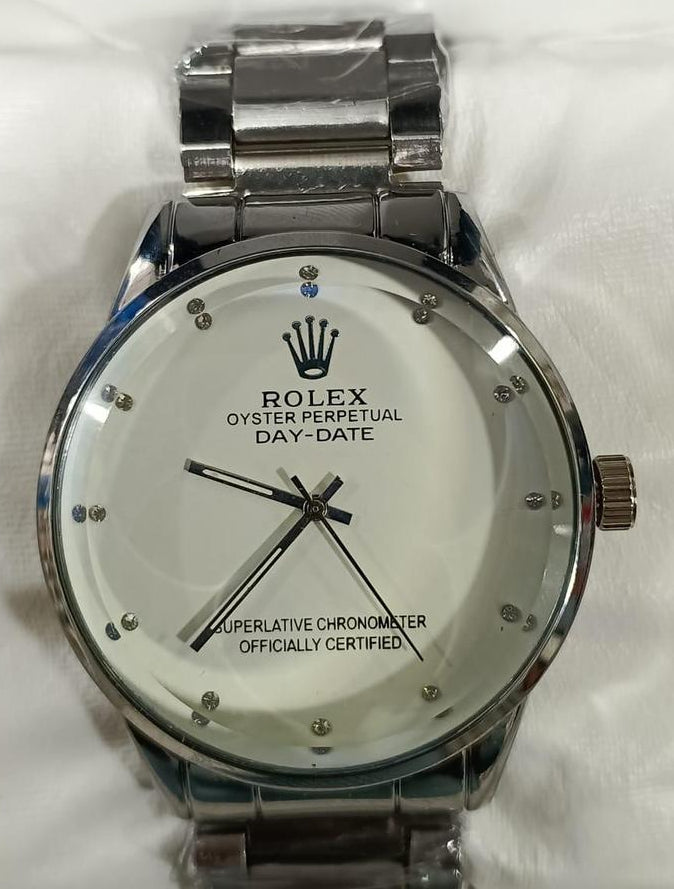 Rolex Men’s Formal Quartz Wrist Watch With Stainless Steel Chain | Best