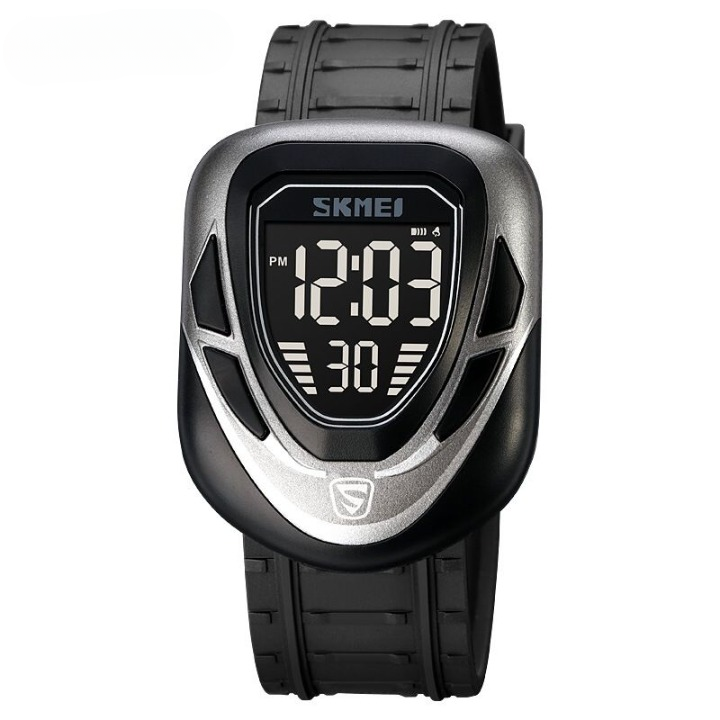 Skmei 1833 Digital Sports Men's Watch with LED Display, Waterproof, Multiple Time