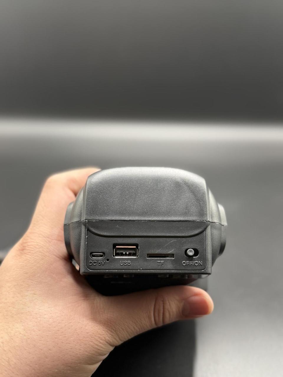 3-inch Bluetooth speaker with RGB lights, USB-TF port, and FM / portable