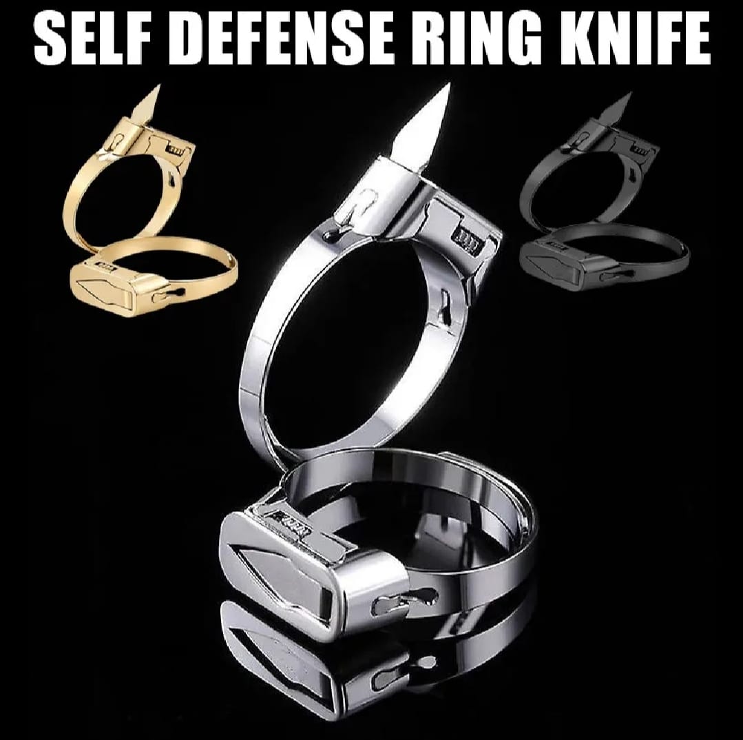 Adjustable Self Defense Ring - Self Defense Ring Knife - Hidden Blade