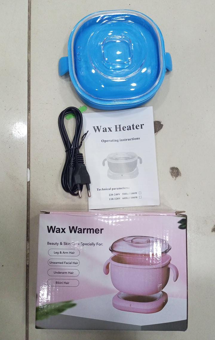 Portable Foldable 400ML Silicone Wax Warmer Travel-Friendly Hair Removal Heater for
