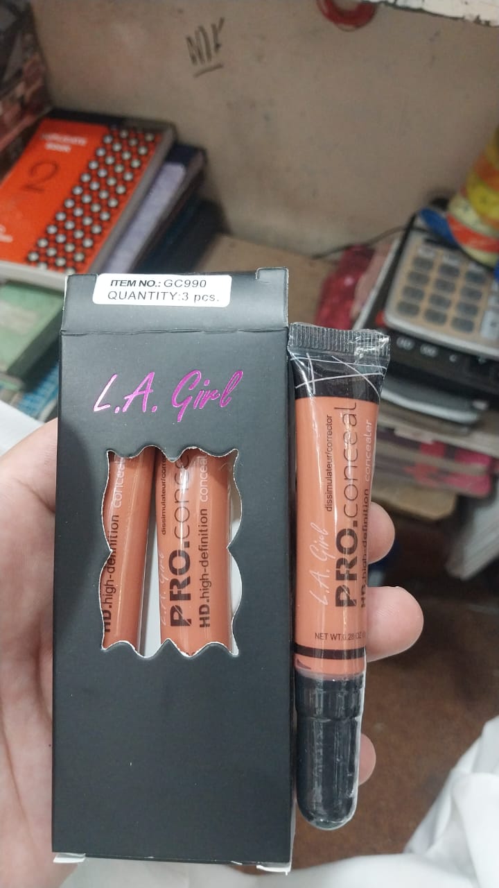 Pack Of 03 L.A. Girl High Definition Concealer | Best Quality Concealer