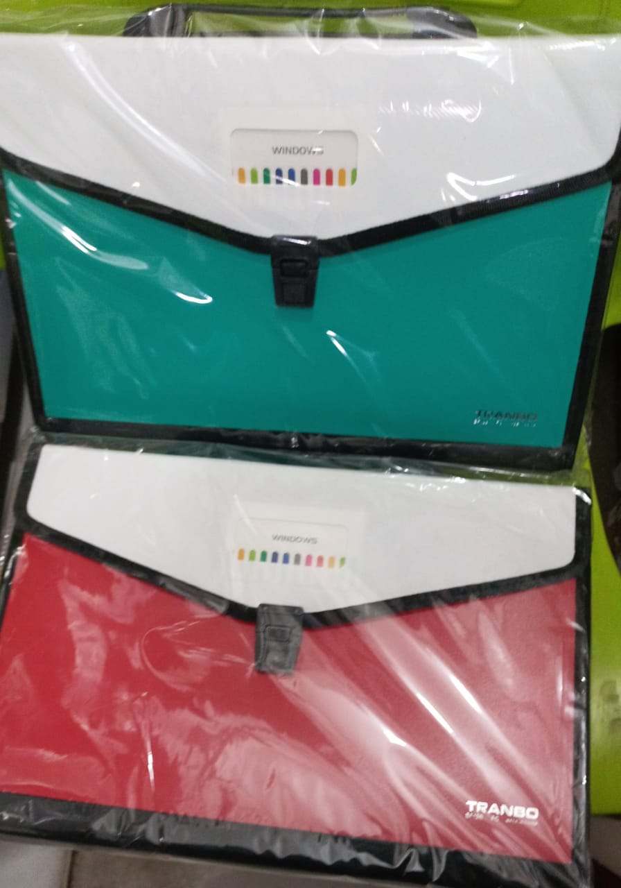 Plastic Expanding Bag File Folder - Plastic Expanding File Folder - Multi-Pocket
