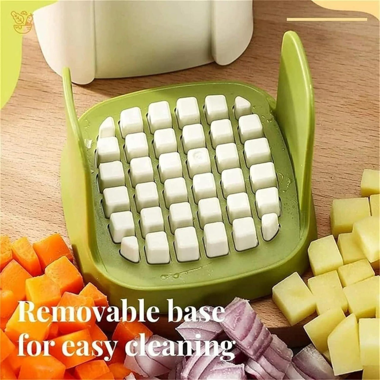 Multi-Function Handheld Chopper Dicing, Slitting & Slicing Tool for Quick Food