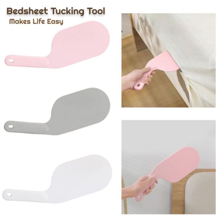 Bed Sheet Tucker Easy Bed-Making Tool for Neat, Wrinkle-Free Sheets (