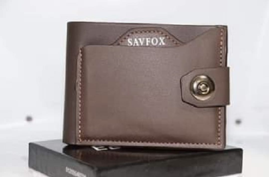 Savfox PU Leather Outlet Pocket Card Holder Wallet for Men Slim,