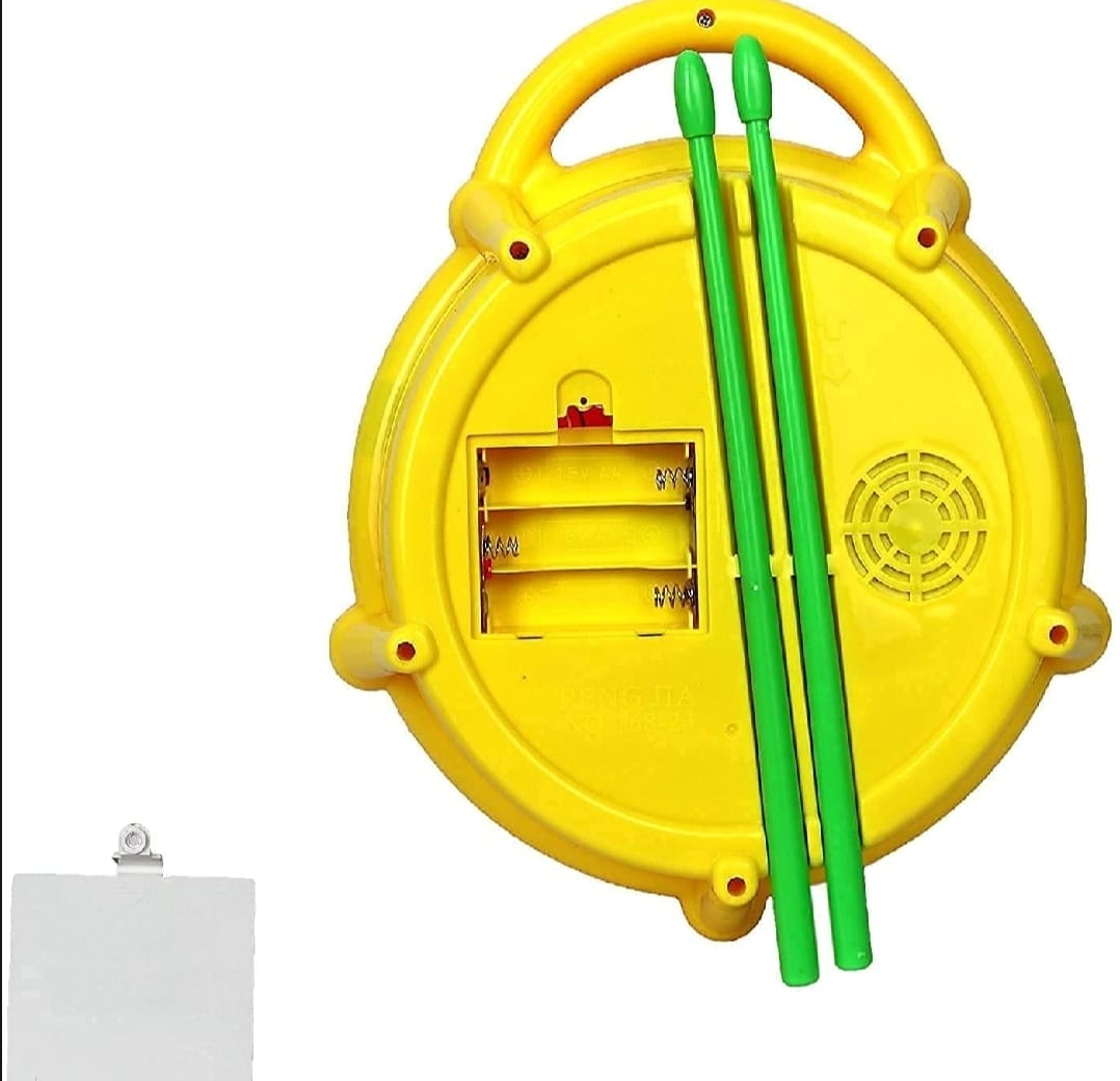 3D Flash Drum for Kids Musical Toy with Lights, Sounds &