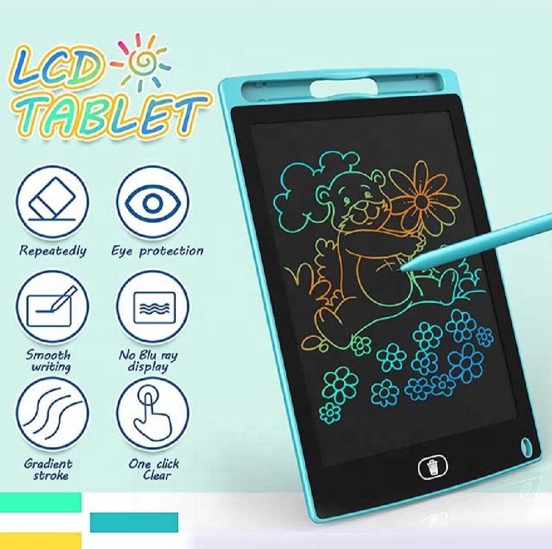Writing LCD Drawing 8.5 Inch Multicolor Screen Tablet Available in 10inch, 12inch