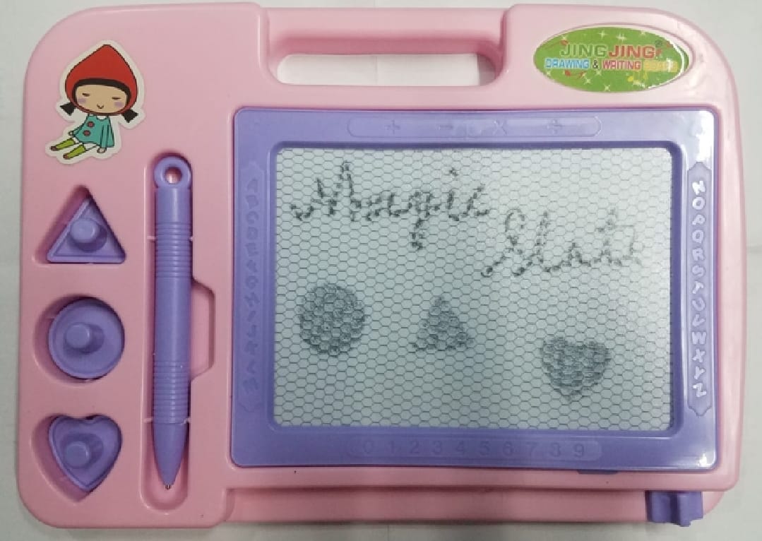 Magnetic Learning Drawing Board for Kids Erasable Doodle Pad with Pen,