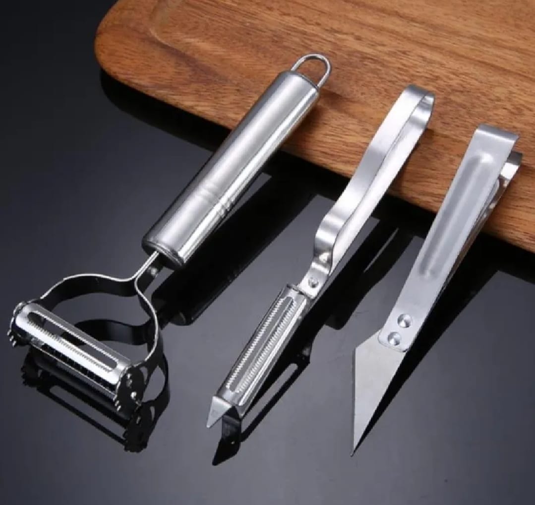 1 Set Stainless Steel Peeler & Slicer Multi-Function Vegetable & Fruit