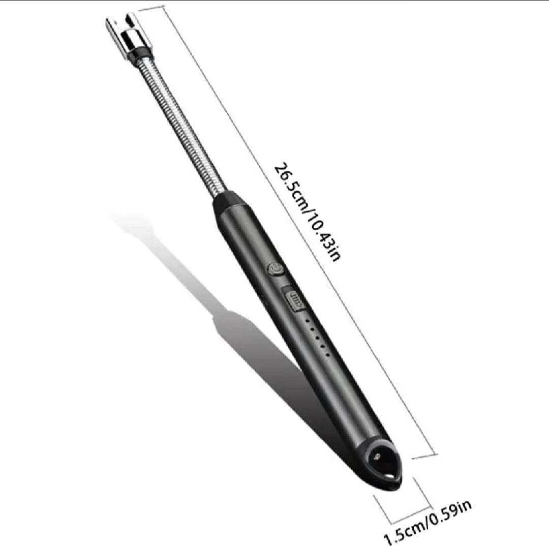 360° Outdoor Kitchen Lighter USB Rechargeable Plasma Arc Lighter with Safety
