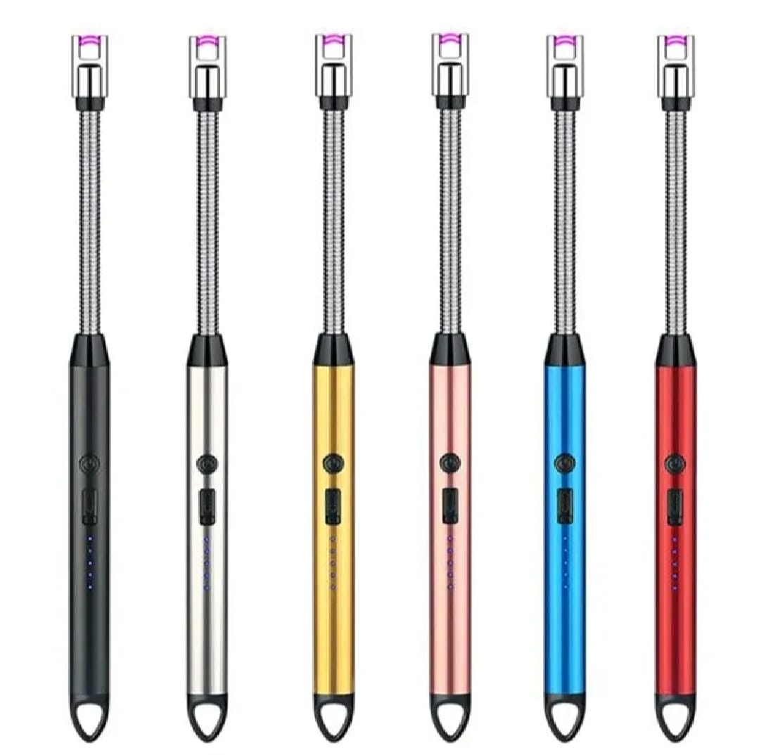 360° Outdoor Kitchen Lighter USB Rechargeable Plasma Arc Lighter with Safety