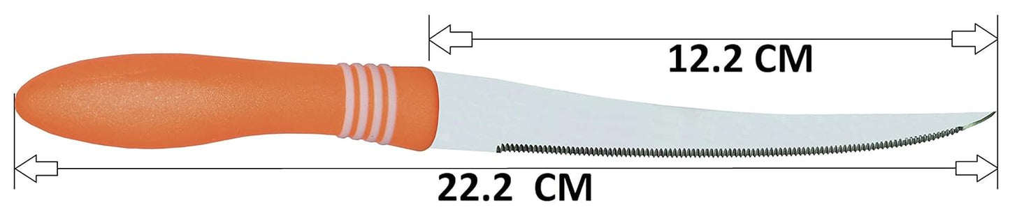 2 Pcs Concord Stainless Steel Kitchen Knife Multipurpose Table Knife with
