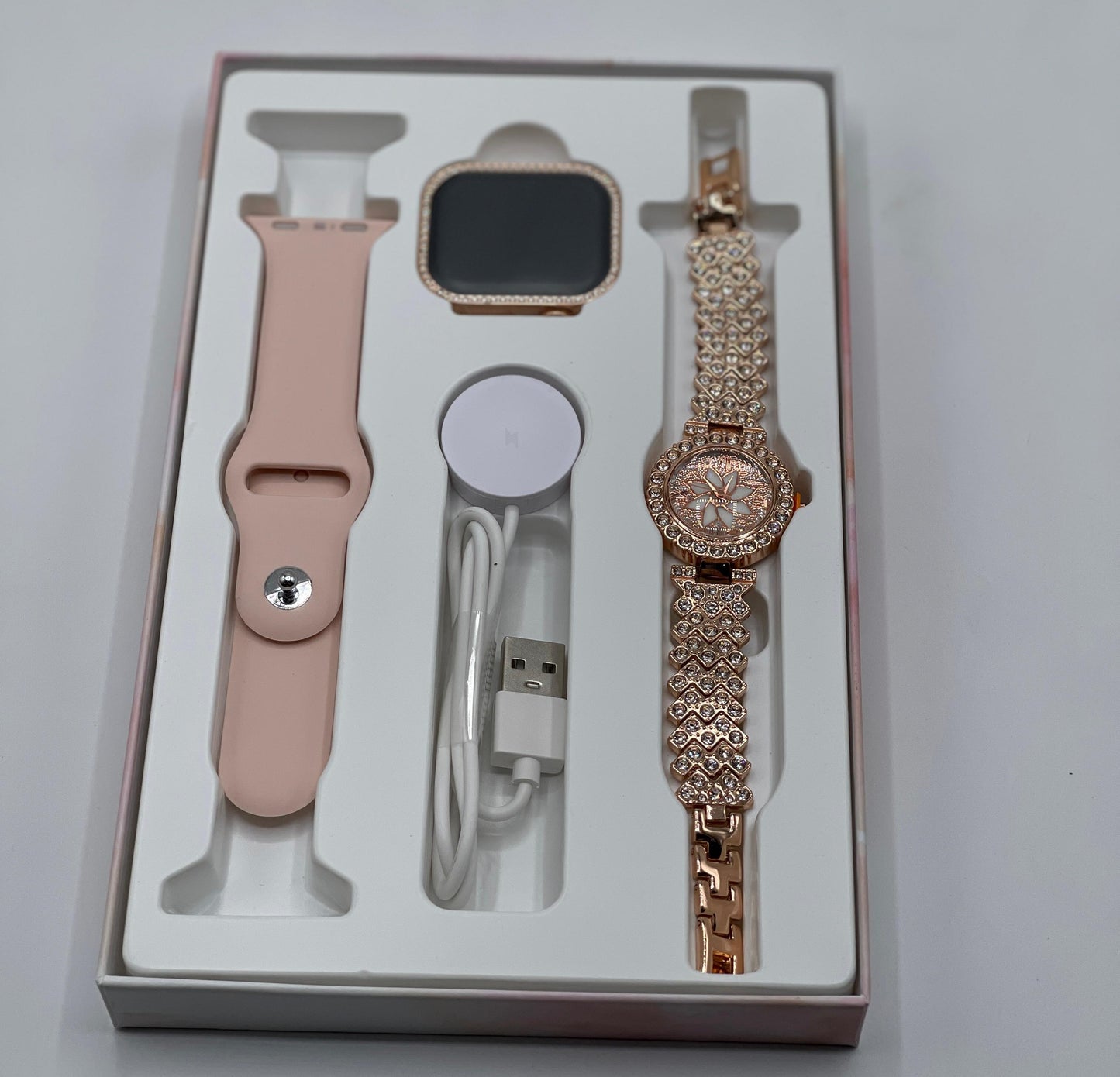 Mi Ni ZW10 DO Elegant Diamond Series Smartwatch Bluetooth Calling, Health