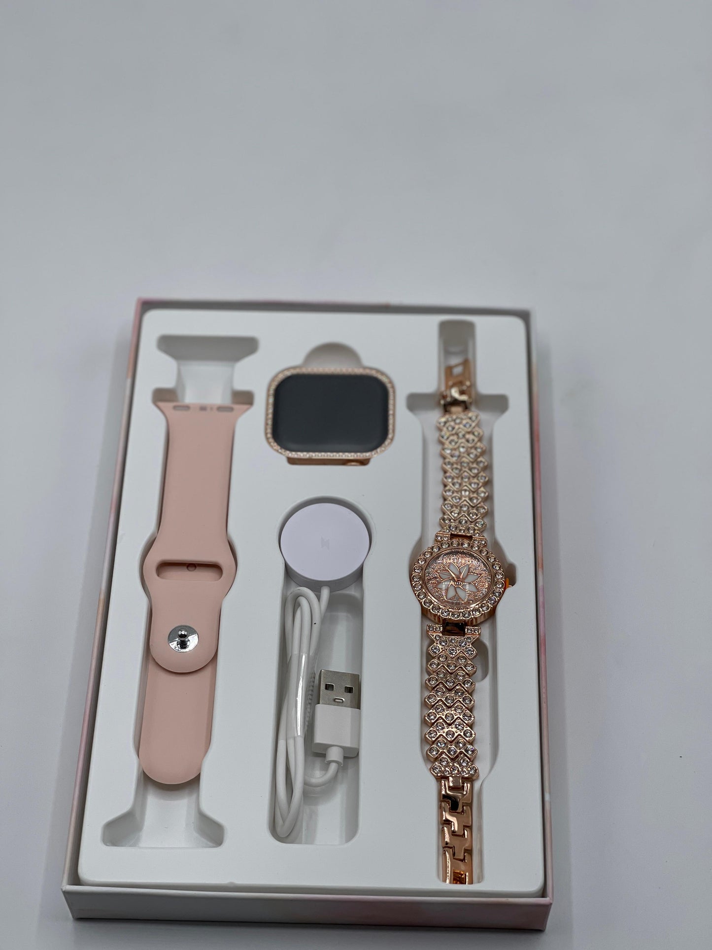Mi Ni ZW10 DO Elegant Diamond Series Smartwatch Bluetooth Calling, Health