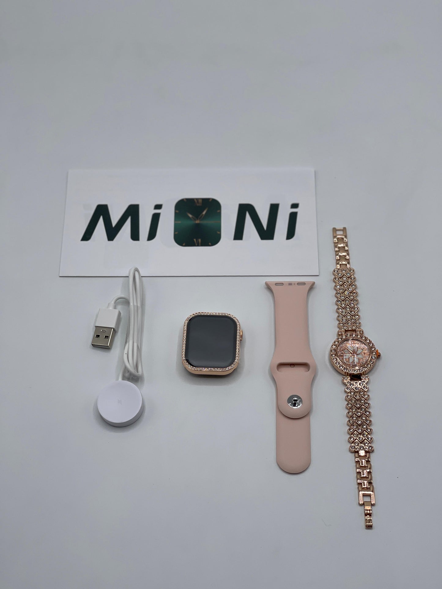 Mi Ni ZW10 DO Elegant Diamond Series Smartwatch Bluetooth Calling, Health