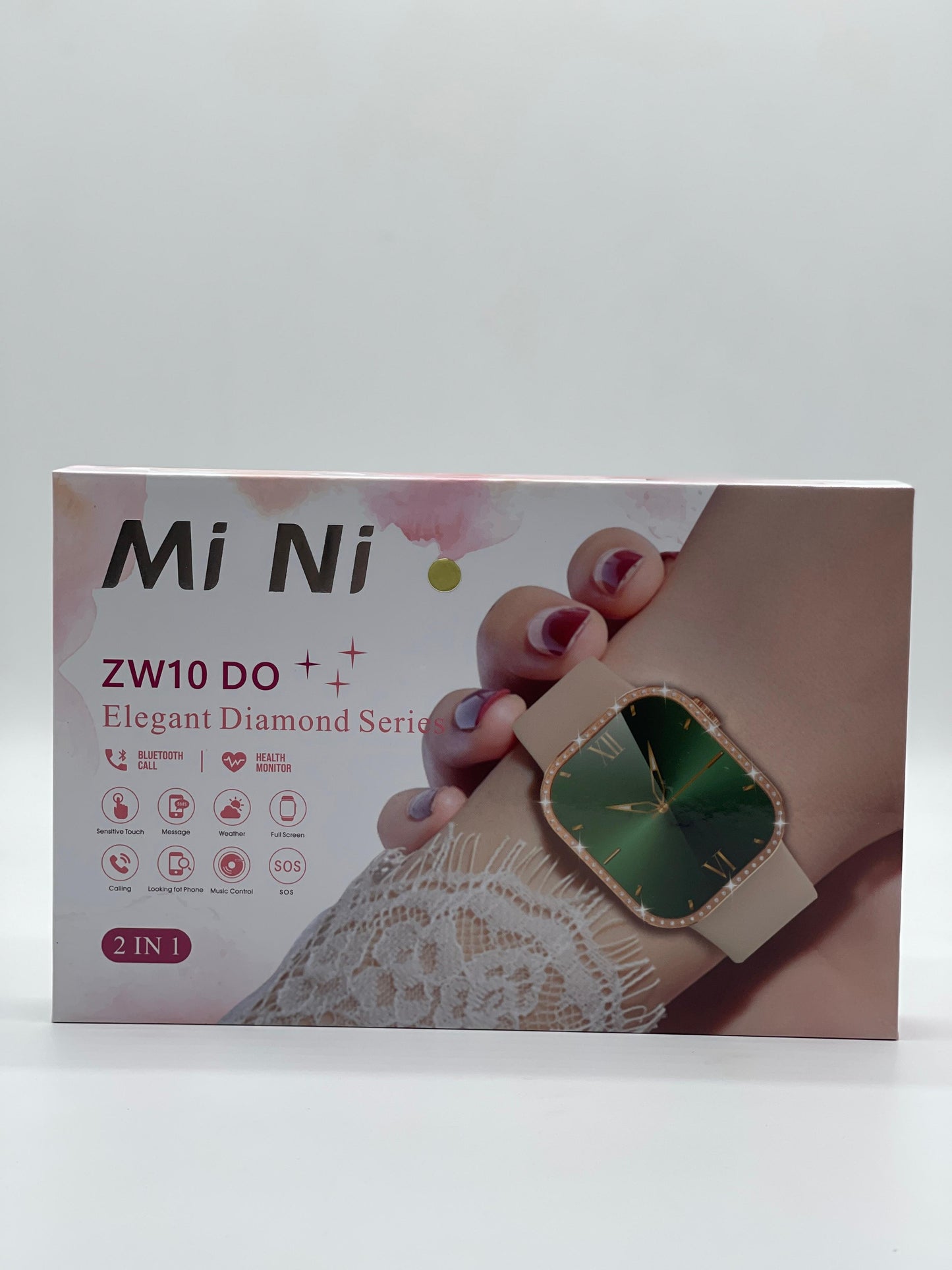 Mi Ni ZW10 DO Elegant Diamond Series Smartwatch Bluetooth Calling, Health