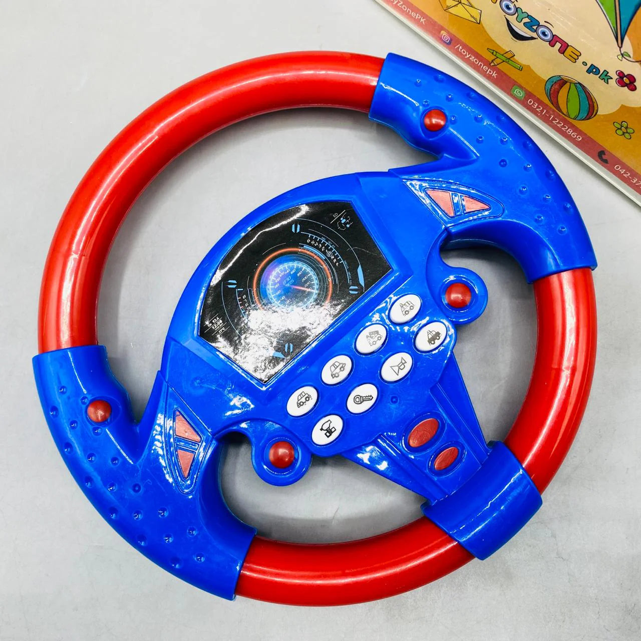 Simulation Driving Car Steering Wheel Learning Toy For Kids (random color)