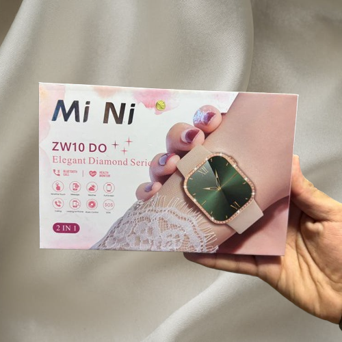 Mi Ni ZW10 DO Elegant Diamond Series Smartwatch Bluetooth Calling, Health