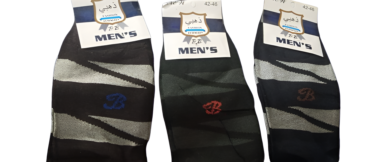 Pack of 2 Gents full length socks | Full Length Comfortable socks