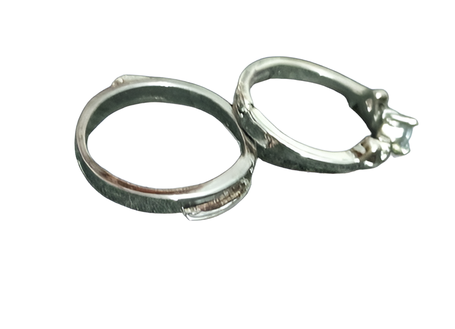 1 Pair of Couple ring for engagement and friendship gift | Stainless