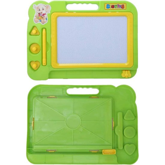 Magnetic Learning Drawing Board for Kids Erasable Doodle Pad with Pen,