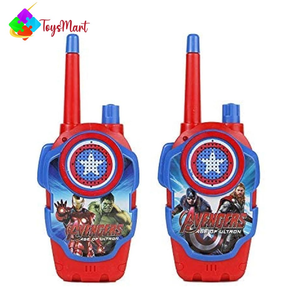 Spiderman Walkie Talkie Toy Set for Kids Fun Two-Way Radio Communication