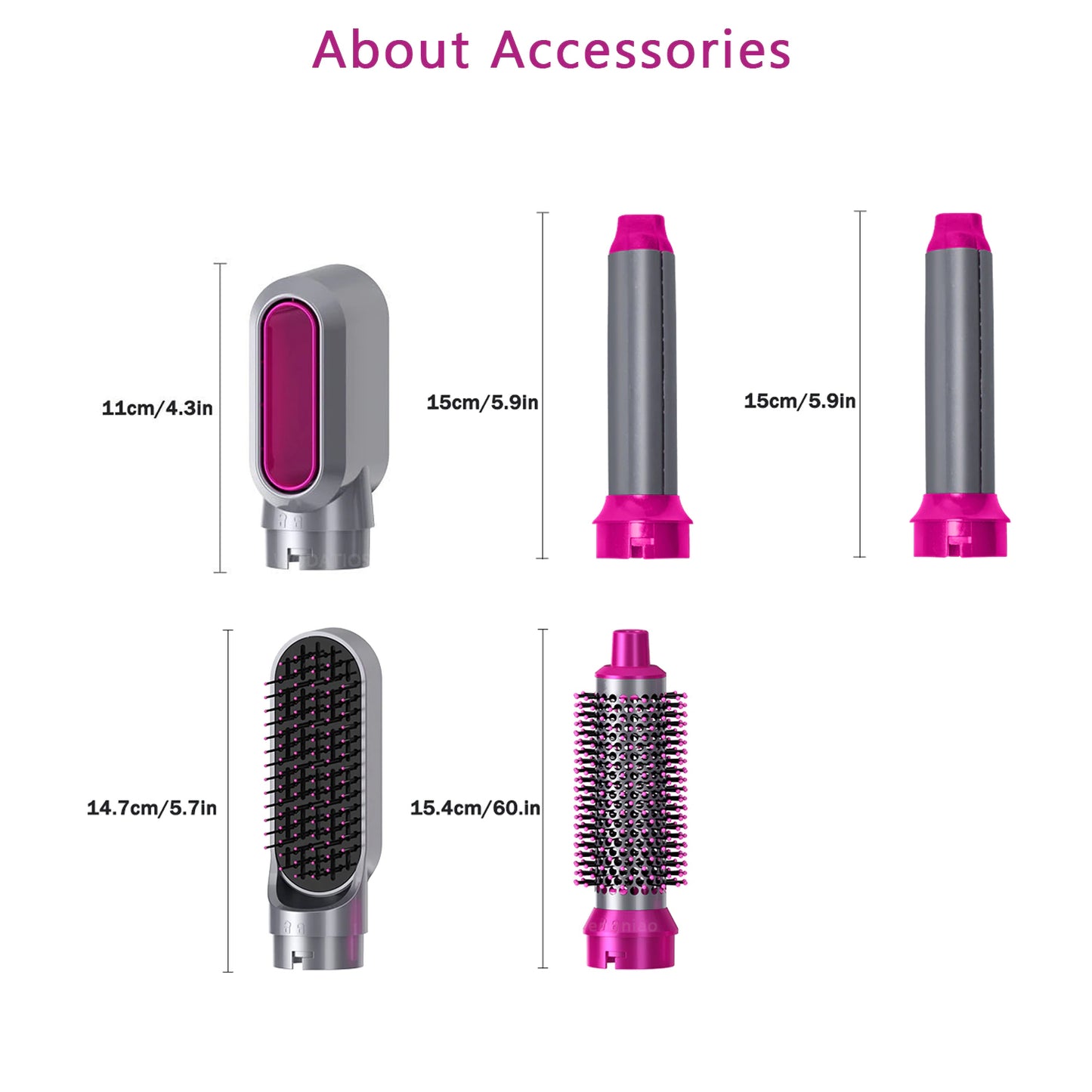 Hair Dryer Brush 5 in 1 Electric Blow Dryer Hair Comb Curling