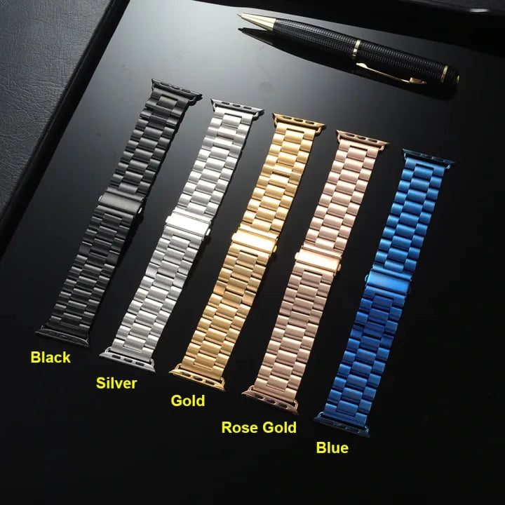 iWatch Stainless Steel Rolex Style Bracelet - Rolex Chain Strap in Metal