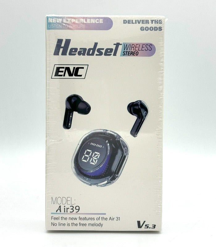 Air39 Wireless Earbuds | Bluetooth 5.3 | Clear Sound | Heavy Bass