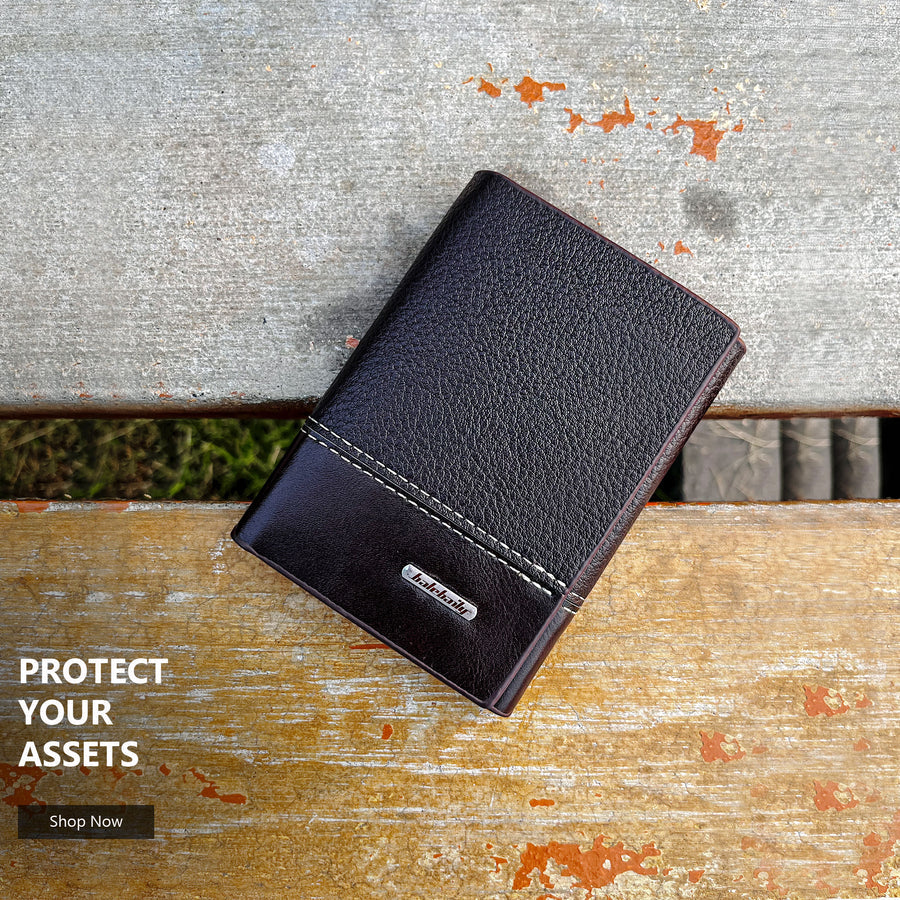 Mini Thin Tri Fold Amazing Quality Trifold Leather Wallet Wallet Premium and