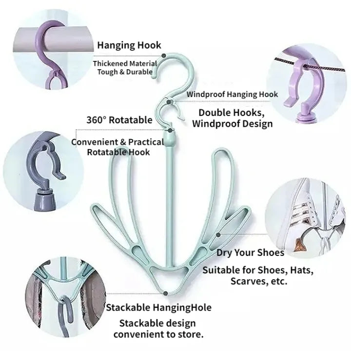Shoe drying stand | Hanging Racks for Balcony, Cabinet, Cup Board |